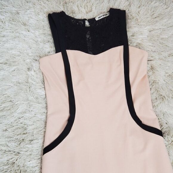Mystic Women's Midi Dress Color Pink Pale - Picture 4 of 5